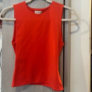 Aritzia Contour Red Tank Top